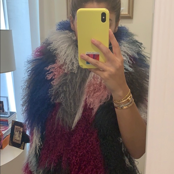 Shearling Stole - Picture 2 of 3